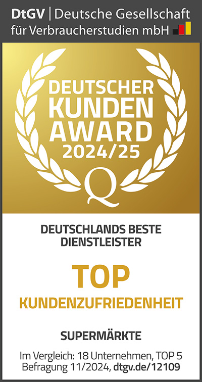 Deutscher Kunden-Award 2024/25 - Herausregender Kundenzufriedenheit